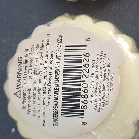 YANKEE CANDLE Tarts lot of 12 Gingerbread Maple, Cinnamon, Cedar, Balsam Clove - Picture 10 of 10
